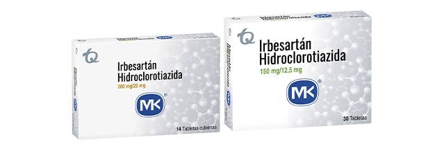Irbesartán + Hidroclorotiazida MK
