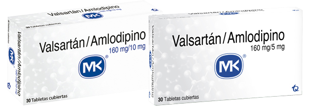 Valsartan + Amlodipino MK 