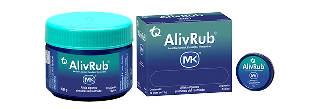 Alcanfor + Mentol + Eucalipto + Trementina - Alivrub MK