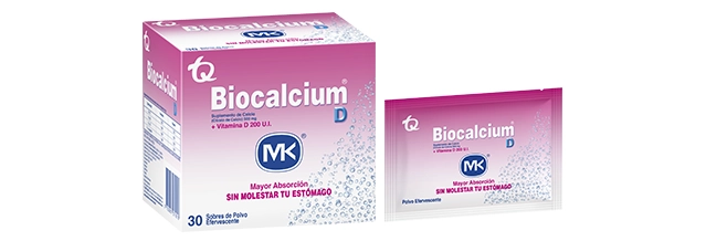 Calcio + Vitamina D - Biocalcium MK