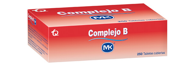 Tiamina + Riboflavina + Piridoxina + Nicotinamida - Complejo B MK