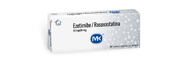 Ezetimibe + Rosuvastatina MK