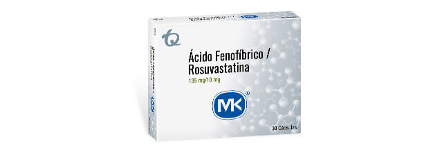 Ácido Fenofíbrico + Rosuvastatina MK