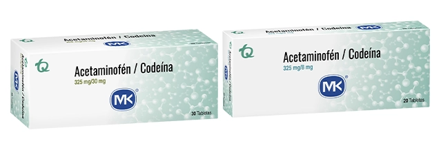 Acetaminofén + Codeína MK